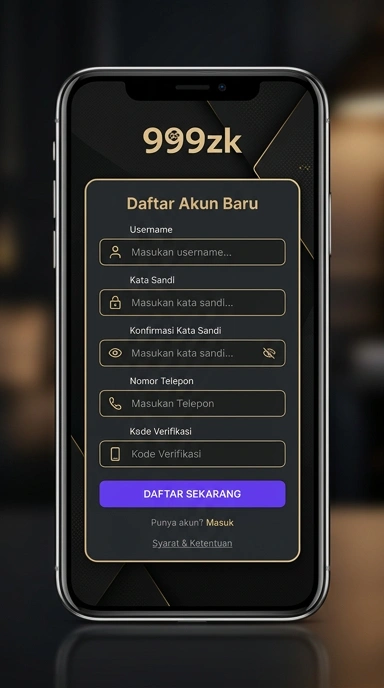 Panduan Buat Akun Baru 999zk untuk Pengguna Android