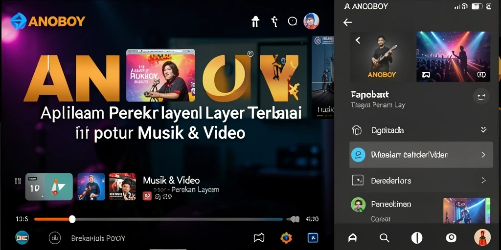 Tampilan antarmuka ANOBOY yang user-friendly untuk merekam layar.