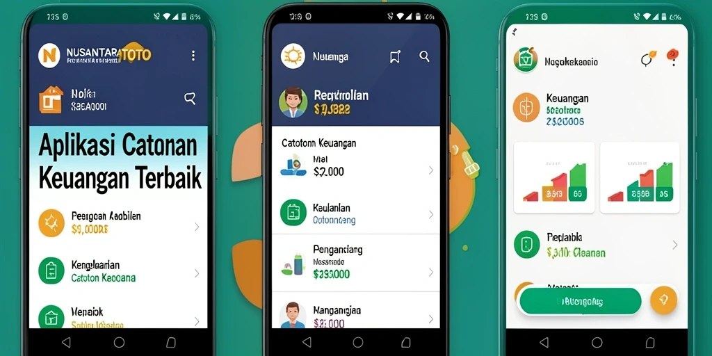 Antarmuka aplikasi NUSANTARATOTO untuk Catatan Keuangan yang sederhana dan efektif.