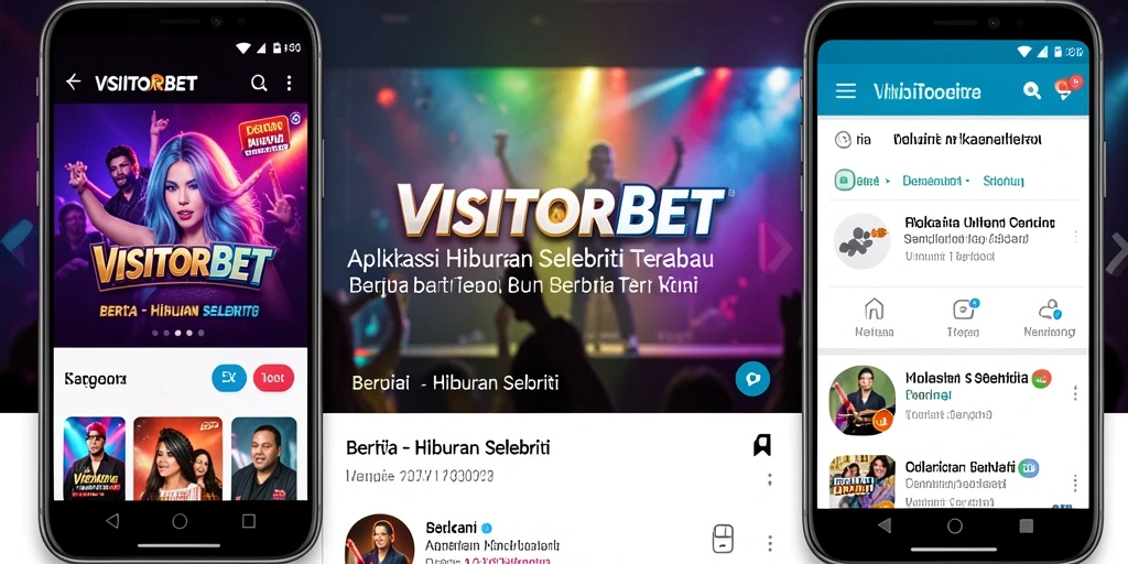 Tampilan antarmuka aplikasi VISITORBET yang menarik dan informatif.